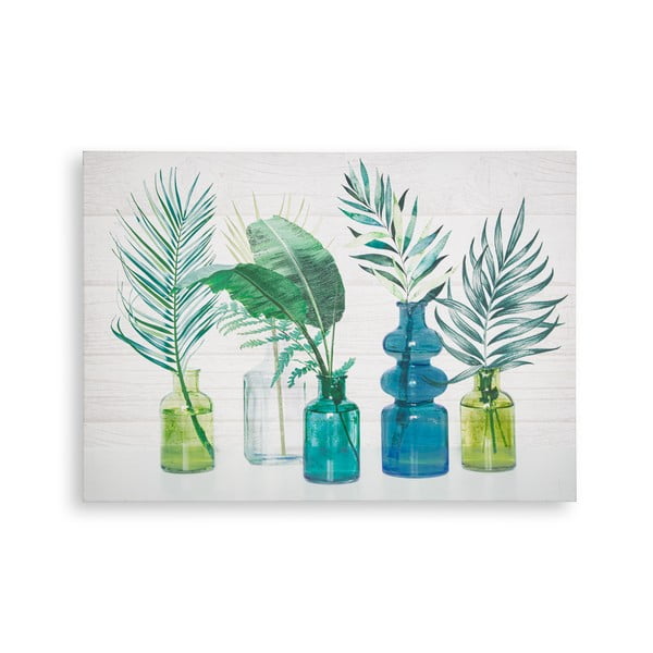 Картина за стена , 70 x 50 cm Tropical Palm Bottles - Art for the home