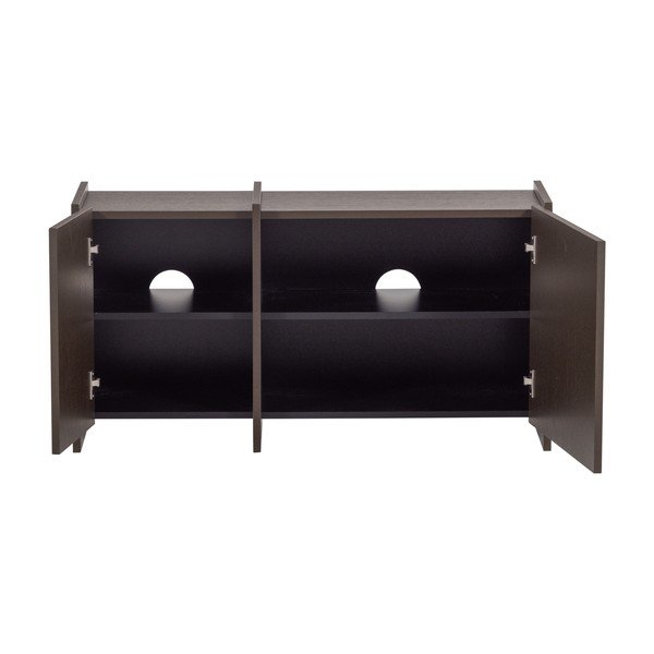 Тъмнокафява маса за телевизор от декор от ясен 102x53x44 cm Brock – WOOOD-image-3