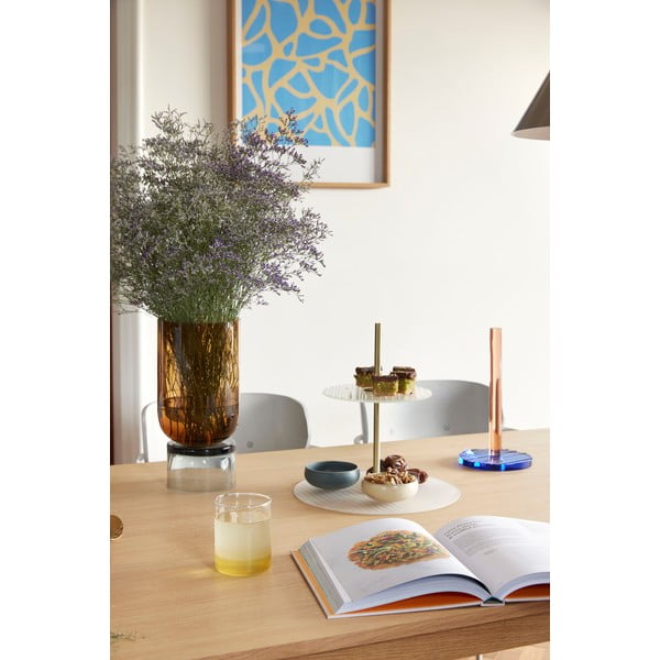 Ваза от оранжево стъкло Amber, височина 32 cm - Hübsch-image-1