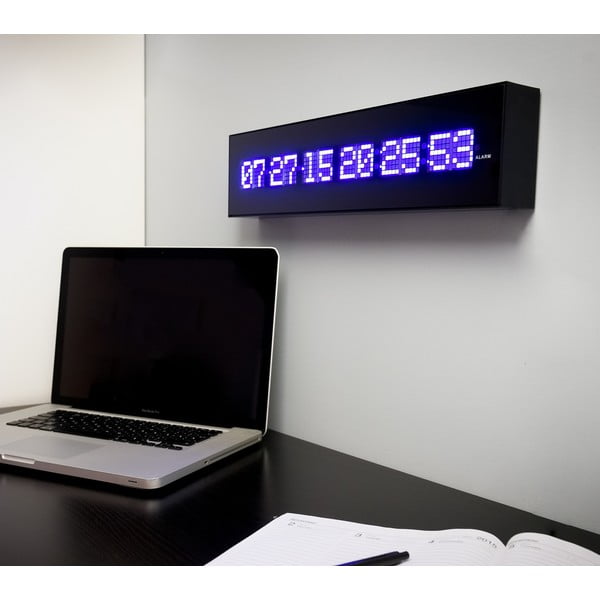Nástěnné LED hodiny s datem Calendar Wall Clock-image-1