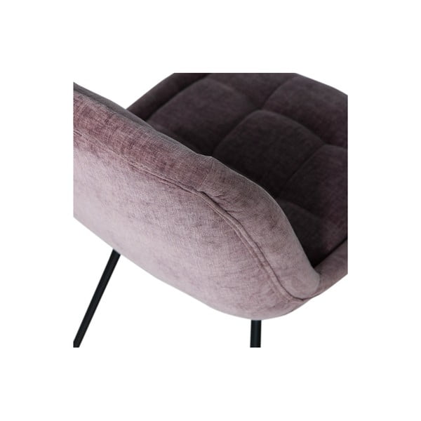 Кадифени трапезни столове в цвят лавандула в комплект от 2 броя Crate - BePureHome-image-4