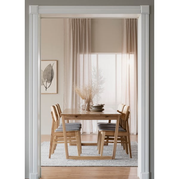 Естествена трапезна маса в дъбов декор , 215 x 96 cm Colonsay - Rowico-image-3