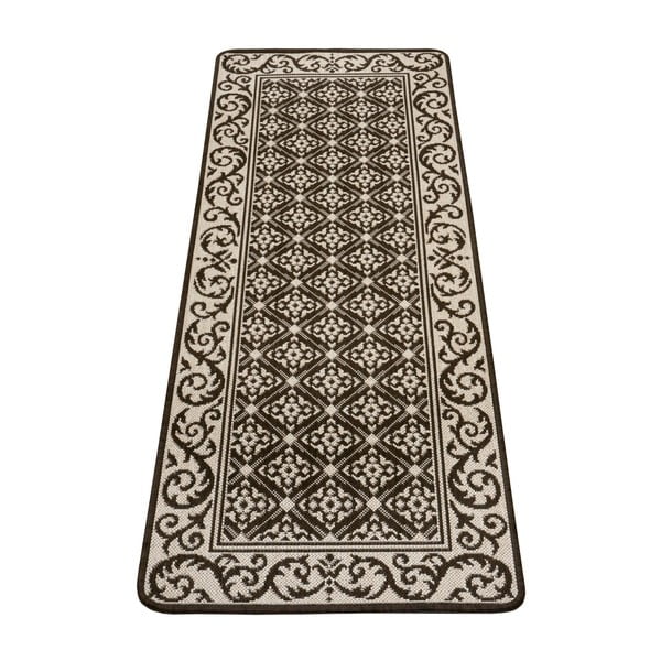 Кафяв кухненски мокет , 70 x 180 cm Weave Romb - Hanse Home-image-2