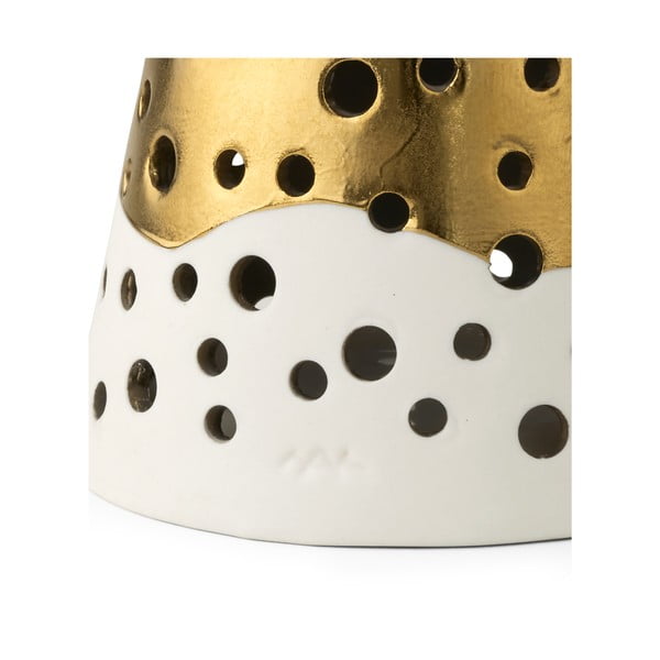 Порцеланов свещник в златист цвят, височина 19 cm Nobili - Kähler Design-image-3