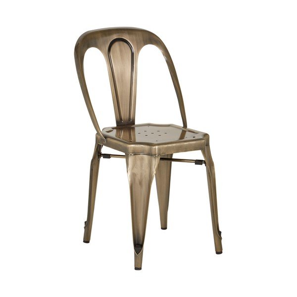 Метален трапезен стол в месингов цвят Grange – Premier Housewares