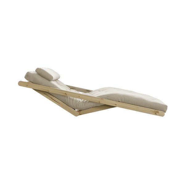 Двуместен променлив шезлонг Figo Natural Clear/Beige - Karup Design-image-4