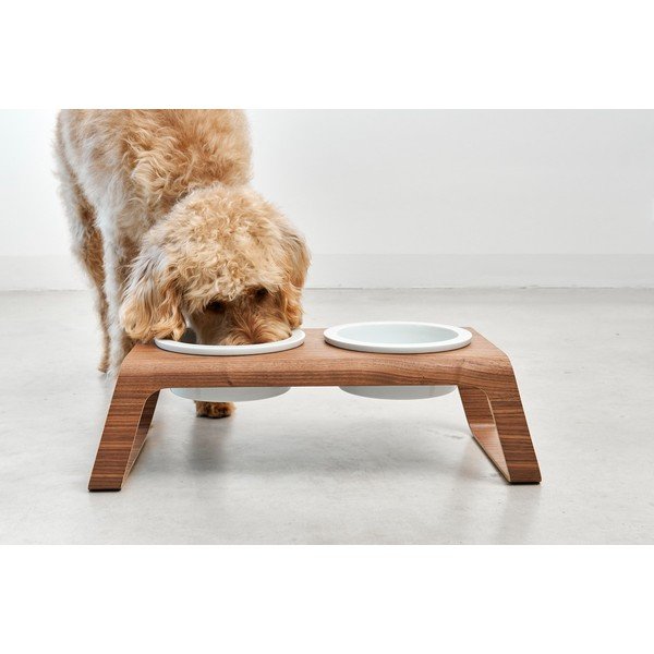 Комплект купички с основа за куче Desco Ash Black Stained M – MiaCara-image-1