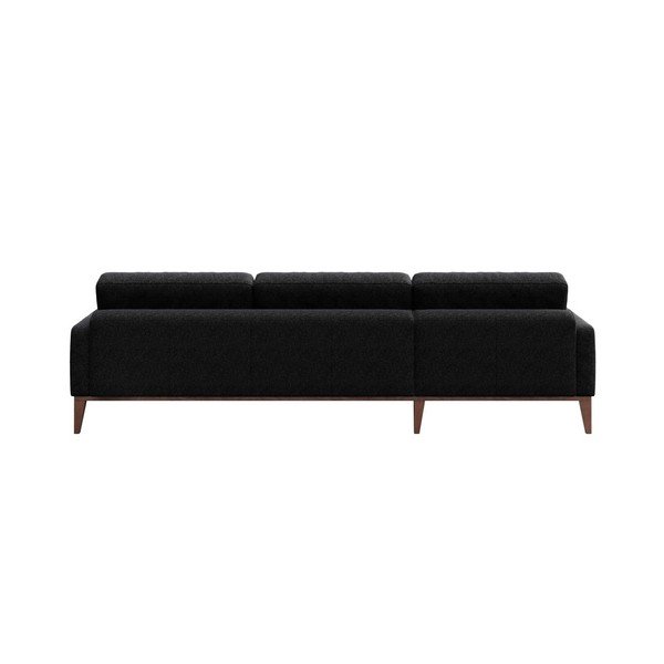 Antracitově šedá rohová pohovka MESONICA Musso Tufted, pravý roh-image-3