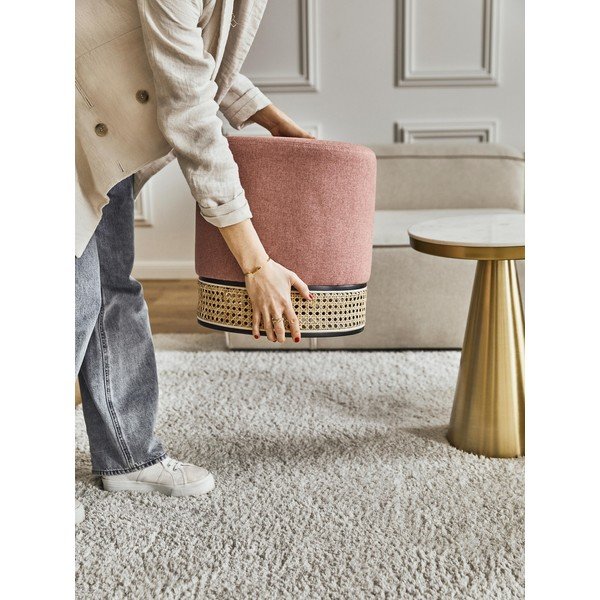 Розов пуф Mara - Westwing Collection-image-3
