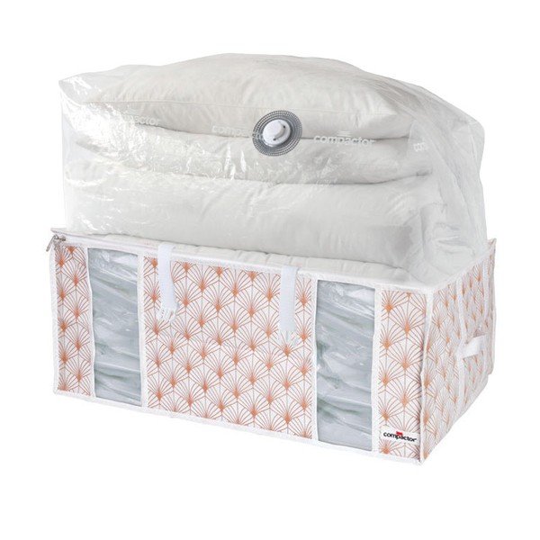 Розова вакуумна кутия за съхранение на дрехи Signature 3D Vacuum Bag, 210 л Blush - Compactor-image-2