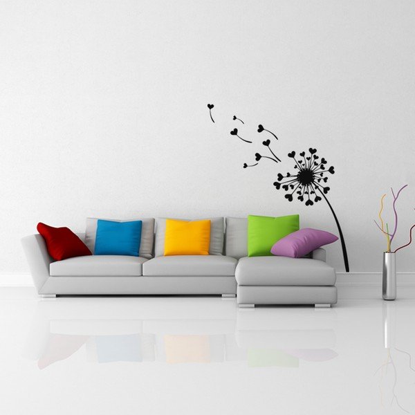 Samolepka Ambiance Hearts Dandelion-image-1