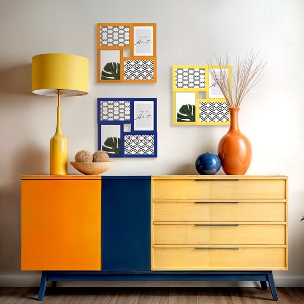 Жълта рамка висяща 27x27 cm – knor-image-2