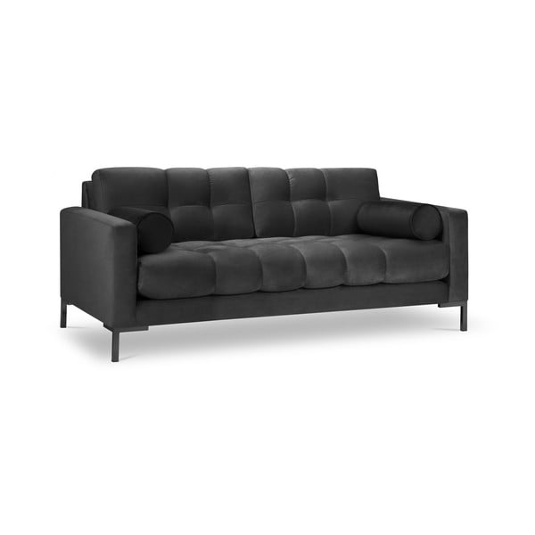 Тъмносив кадифен диван Bali - Cosmopolitan Design-image-2