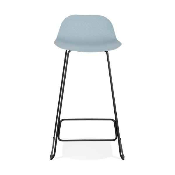 Син бар стол с черни крака , височина на седалката 76 cm Slade - Kokoon-image-4