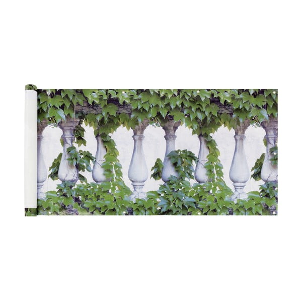 Зелен пластмасов параван за балкон 500x85 cm - Maximex-image-2