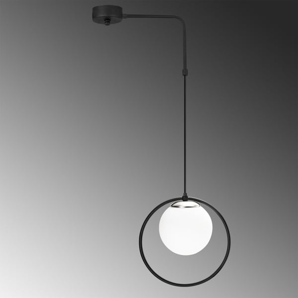 Черно метално висящо осветително тяло Opviq lights Elpidas - Opviq lights-image-2