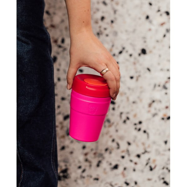 Розова термочаша 454 ml  Helix Thermal Afterglow L – KeepCup-image-1
