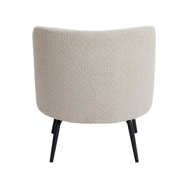 Кремав фотьойл от плат букле Dieyda - Light & Living-image-4