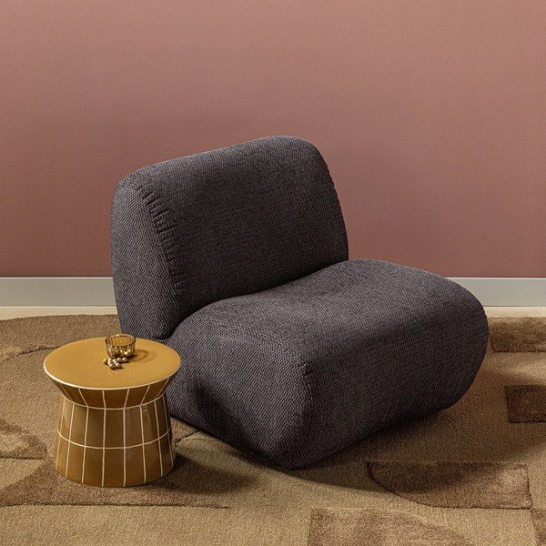 Керамична кръгла странична масичка ø 38 cm Plu – WOOOD-image-1