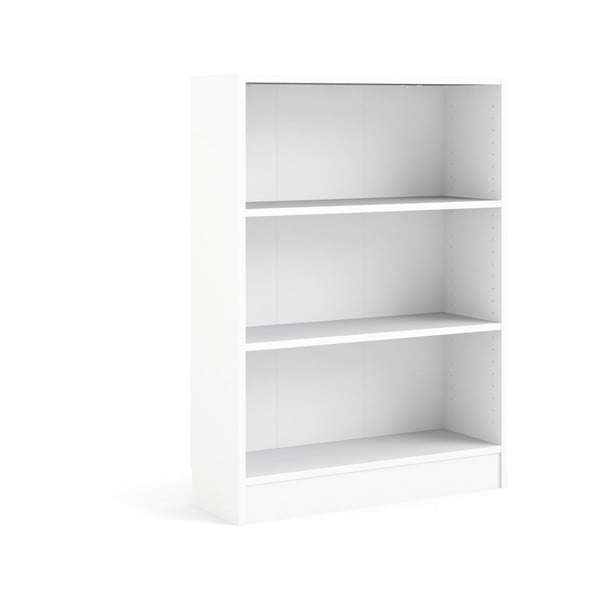 Бял шкаф за книги 79x107 cm Basic - Tvilum-image-2