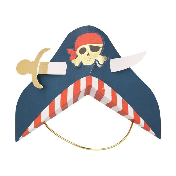 Хартиени шапки в комплект 8 бр. Pirate – Meri Meri-image-4