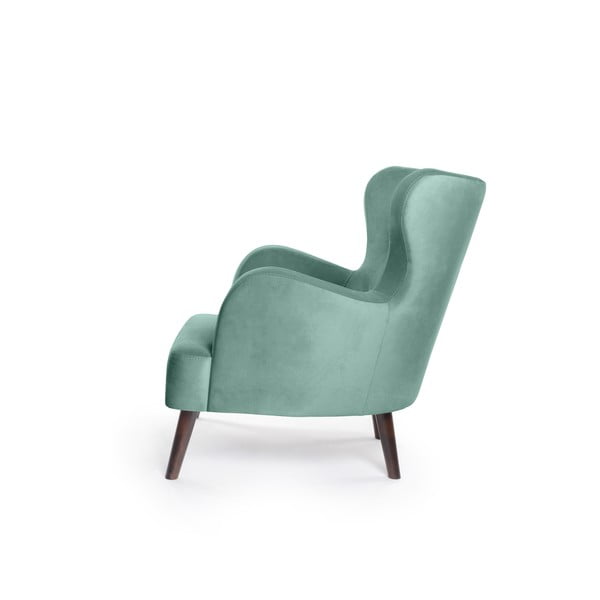 Кадифено кресло в цвят мента Noemye – Bonami Selection-image-3