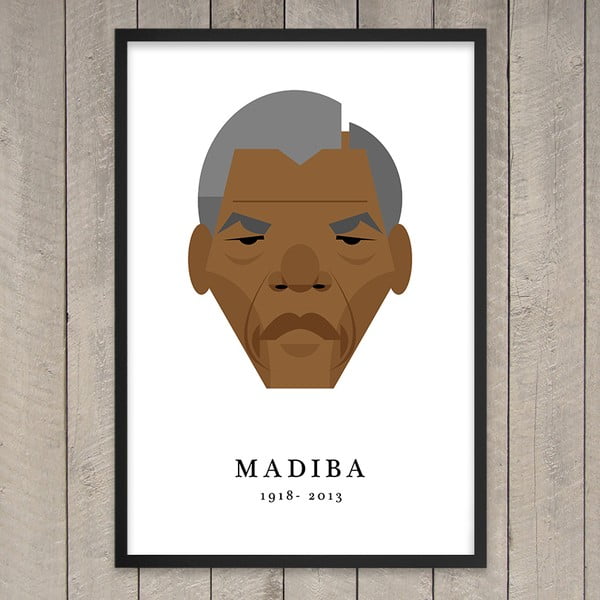 Plakát Nelson Mandela, 29,7x42 cm