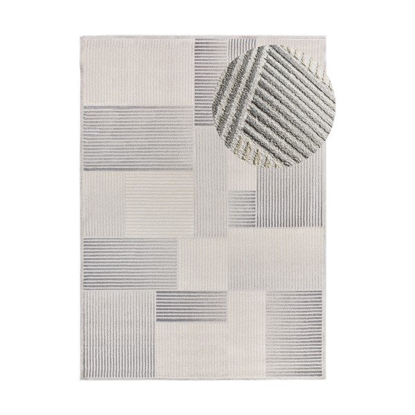 Килим в светлосиво и слонова кост 80x150 cm Baresa - Universal