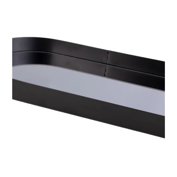 Черен поднос с димно огледало Овал, ширина 18 cm Mirage - PT LIVING-image-1