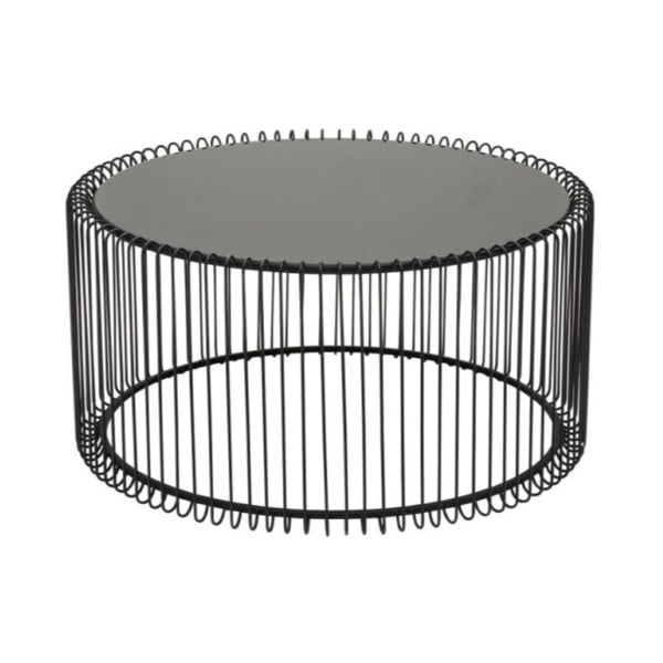 Комплект от 2 черни маси за съхранение Wire Big - Kare Design-image-1