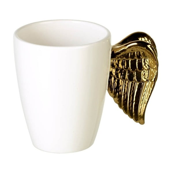 Бяла чаша със златни крила Крила - Parlane