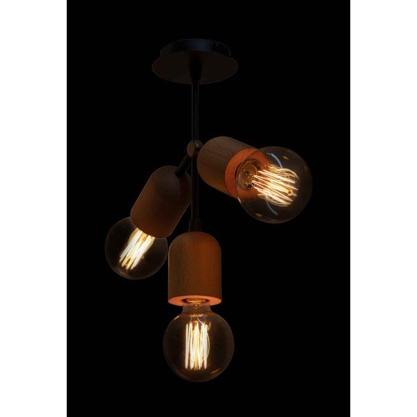 Висяща лампа в черен/естествен цвят Dna - Squid Lighting-image-2