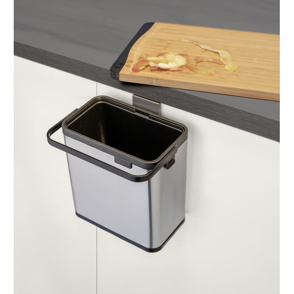 Контейнер за компостируеми отпадъци в матово сребрист цвят 3 l Colin – Wenko-image-2