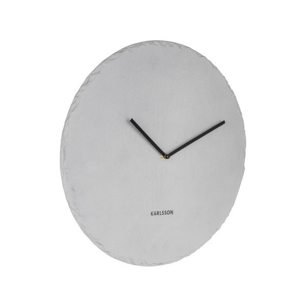 Стенни часовници в шистово сиво Шистово, ⌀ 40 cm - Karlsson-image-2