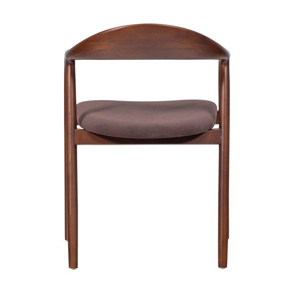 Кафяв трапезен стол с подлакътници от масивен бук Bran – WOOOD-image-4