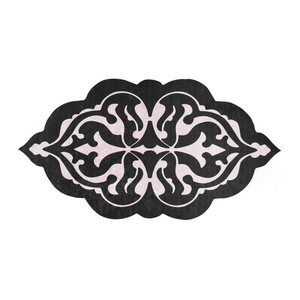 Издръжлив килим Kalissa Siyah, 60 x 100 cm - Vitaus