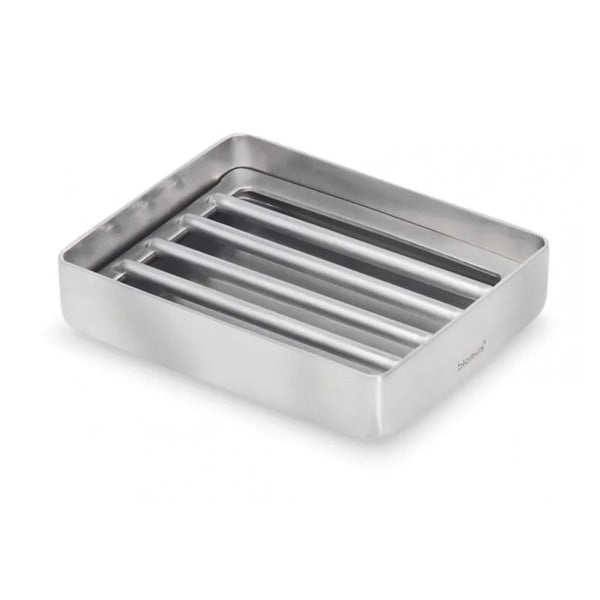 Сапунерка от неръждаема стомана в блестящо сребристо Nexio - Blomus-image-1