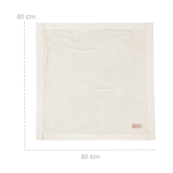 Кремаво бебешко одеяло 80x80 cm Seashells – Roba-image-3