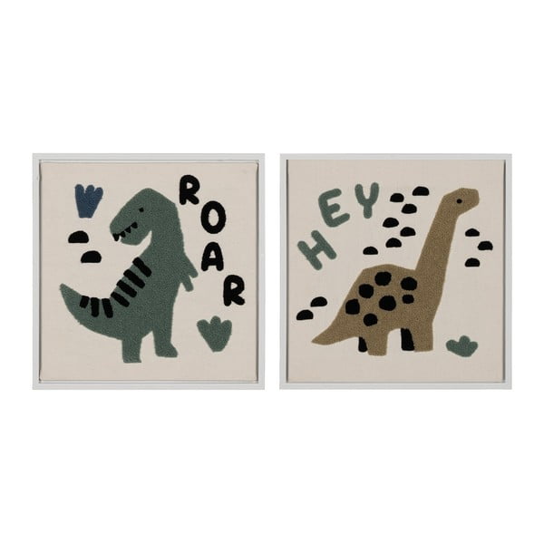 Детски картини в комплект от 2 бр. 30x30 cm Relief – Ixia