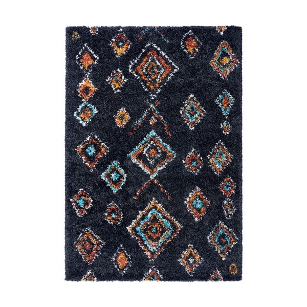 Черен килим , 80 x 150 cm Phoenix - Mint Rugs