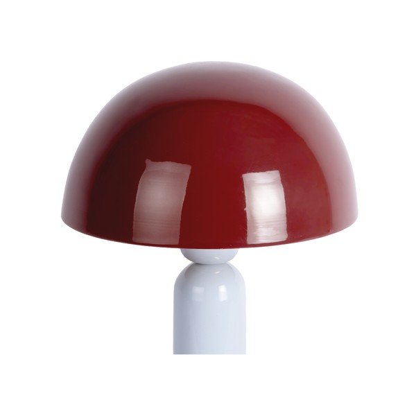 Бордо/светлосиня метална настолна лампа (височина 30 cm) Firenze round – Leitmotiv-image-2