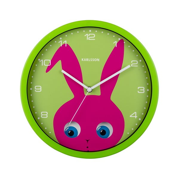 Детски часовник ø 31 cm Peekaboo Bunny – Karlsson