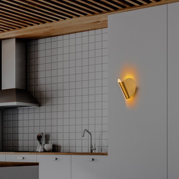 LED стенна лампа в златист цвят Heybe – Opviq lights-image-3