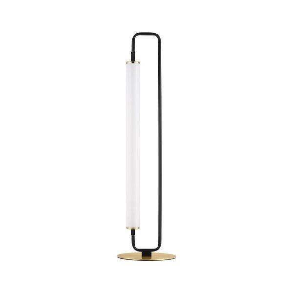 Бяла/матово черно метална LED настолна лампа (височина 68 cm) Wetro – Nova Luce