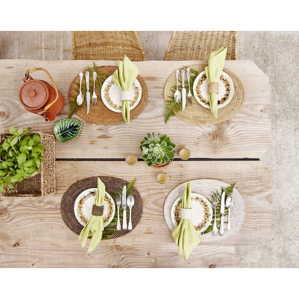 Кафява подложка от ратан, 30 x 40 cm - Tiseco Home Studio-image-1