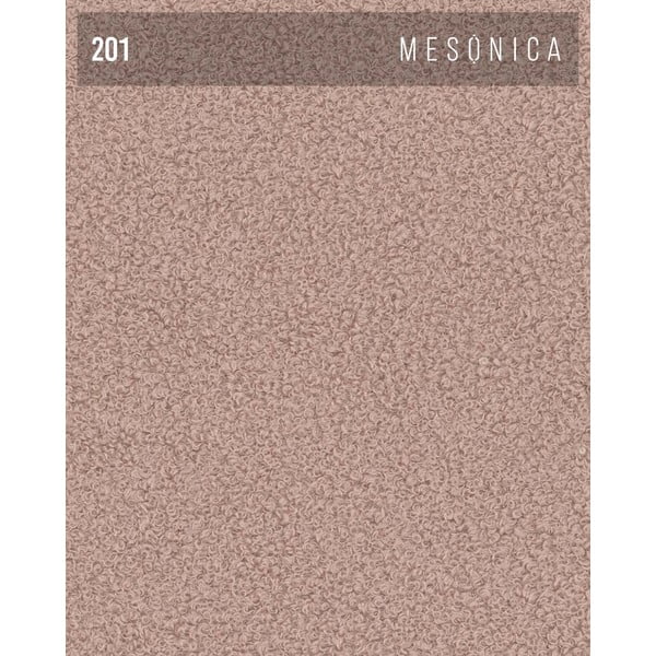 Светлорозова табуретка от плат букле Feiro - MESONICA-image-3