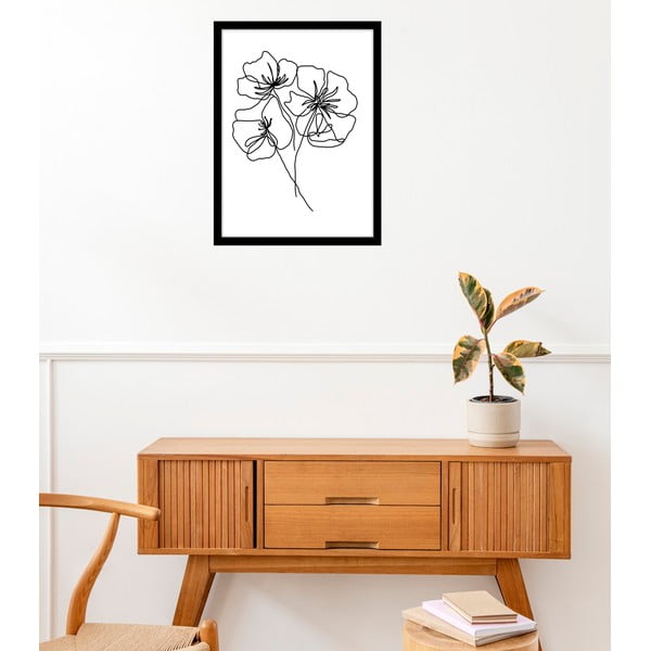 Постер 29x41 cm Black Poppy – Veronika Boulová-image-1