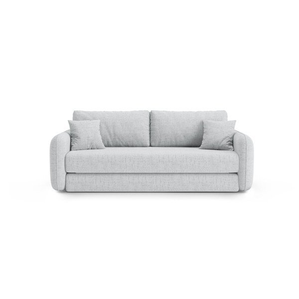 Светлосив сгъваем диван 225 cm – Micadoni 
