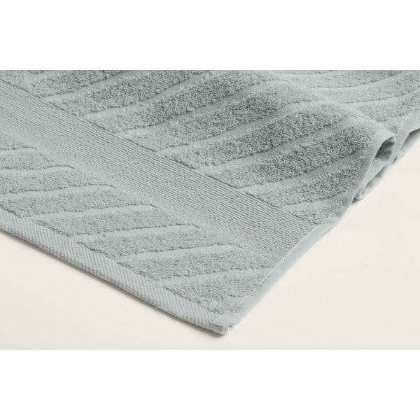 Светлосиви памучни хавлии и кърпи за баня в комплект от 2 бр. от тери – Foutastic-image-3