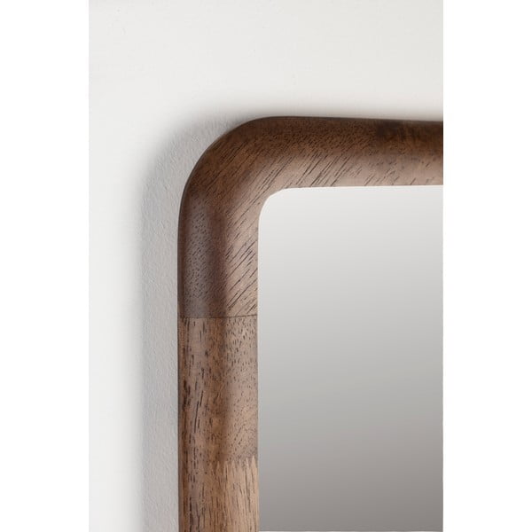 Стенно огледало от масивно дърво 26x120 cm Nyko – White Label-image-3